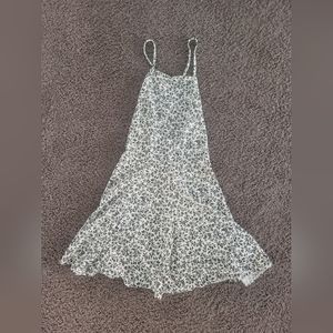 Brandy Melville Dress- White & black flowers